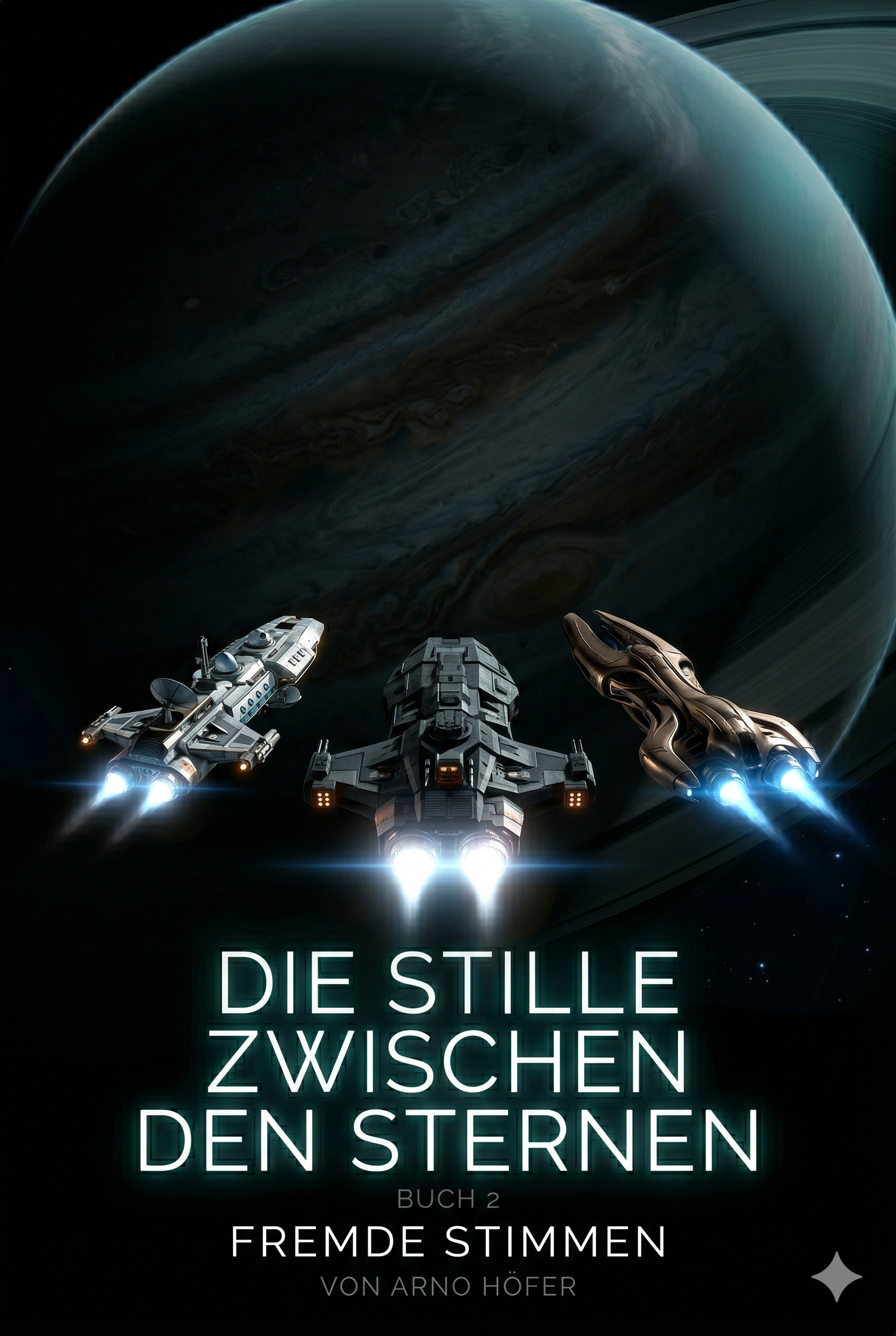 Cover: Die Stille zwischen den Sternen — Buch 2: Fremde Stimme